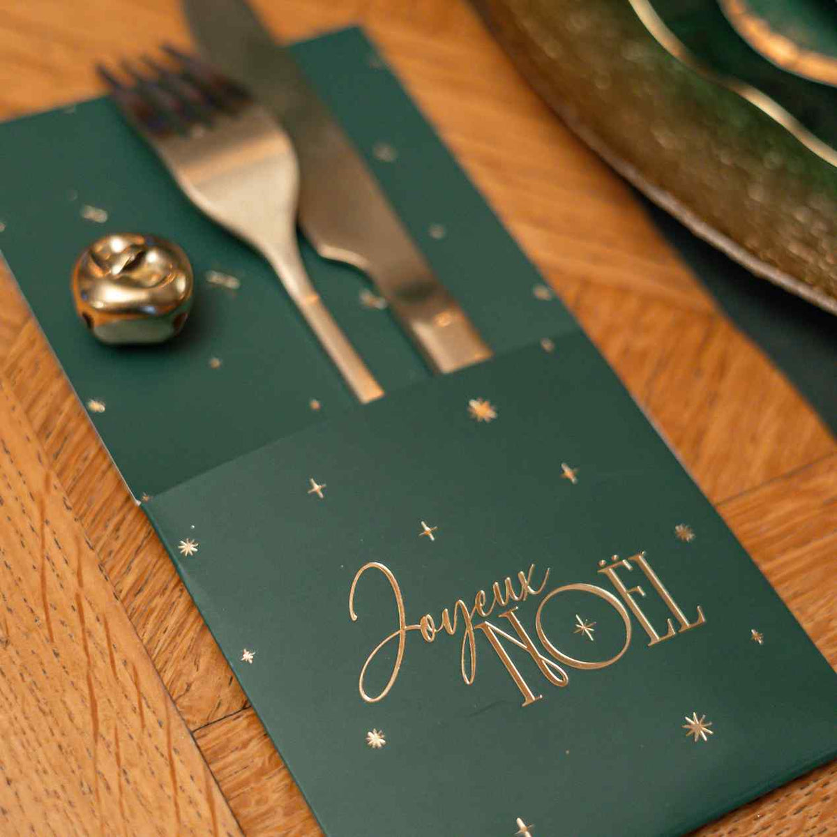 Sachets alimentaires de Noël à fermeture adhésive 8,5x16cm (10pcs)