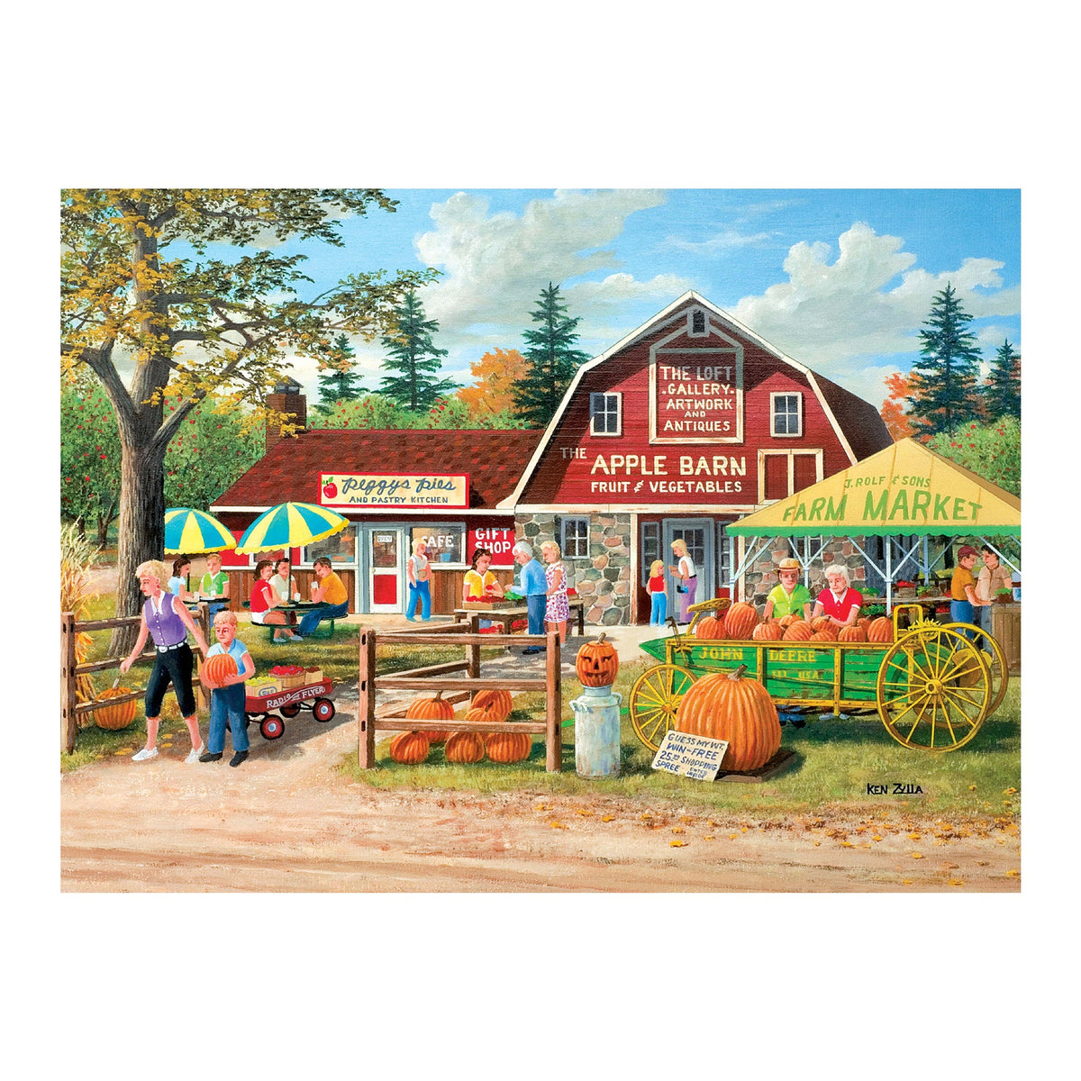 63-Piece Puzzle - Farmers Market