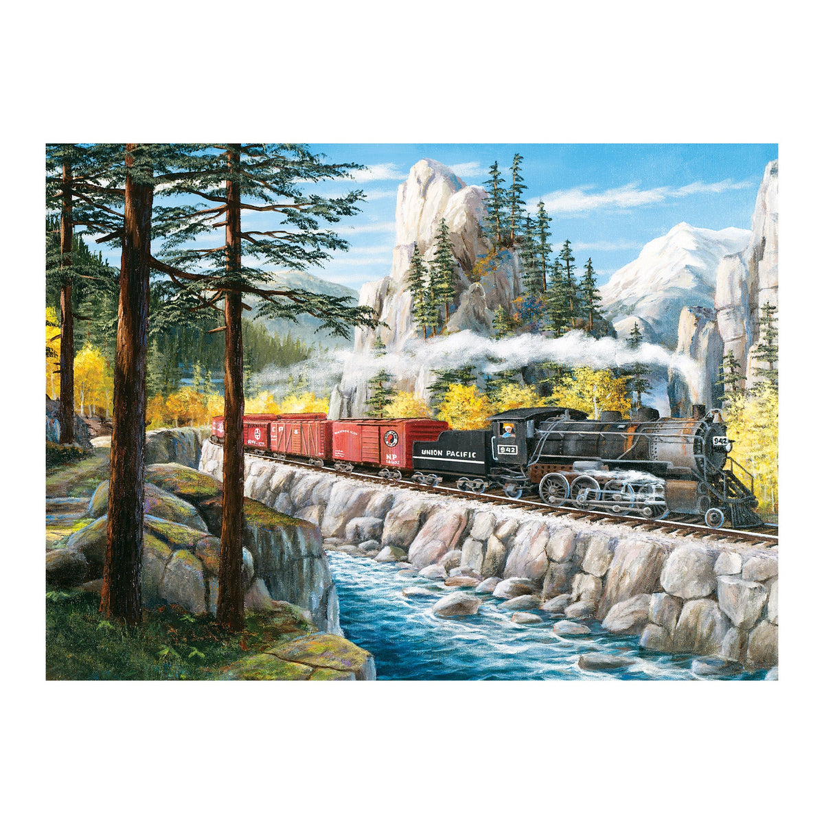 Puzzle 35 pieces - Steam Train