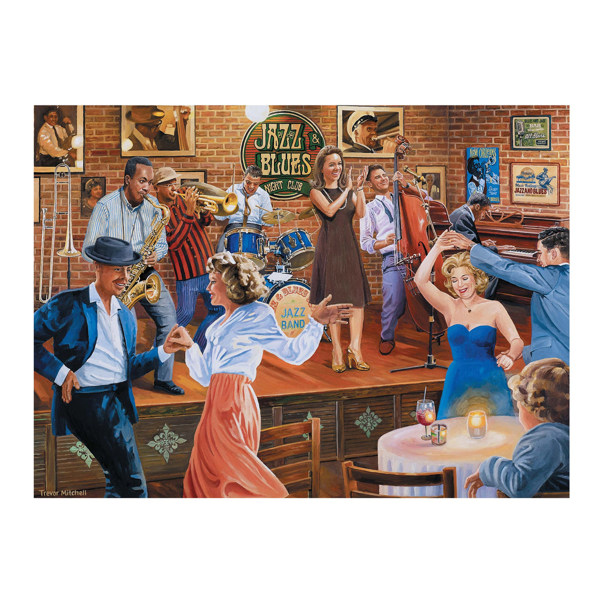 63-teiliges Puzzle - Tanzschuhe