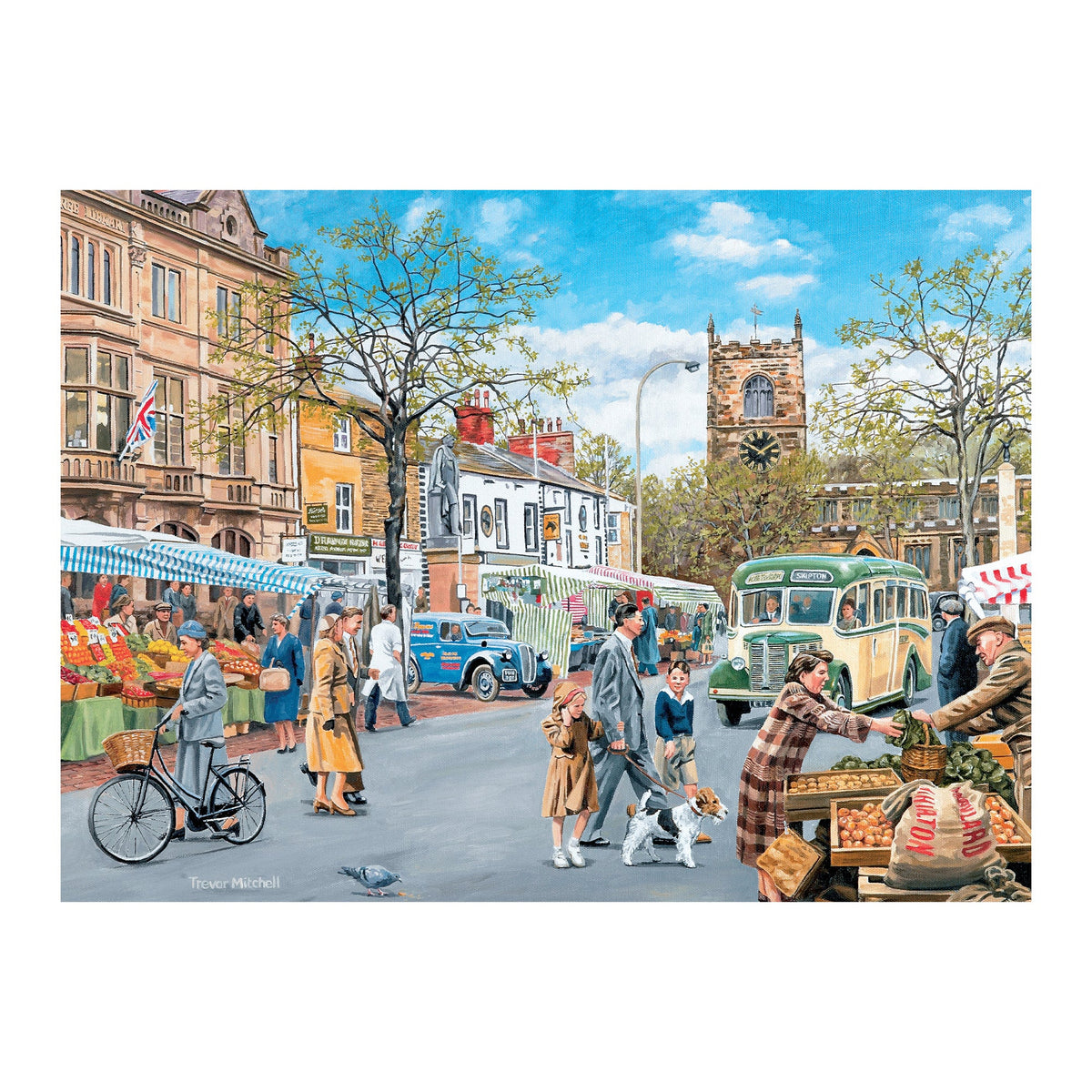 Puzzle 35 pieces - Autumn Market