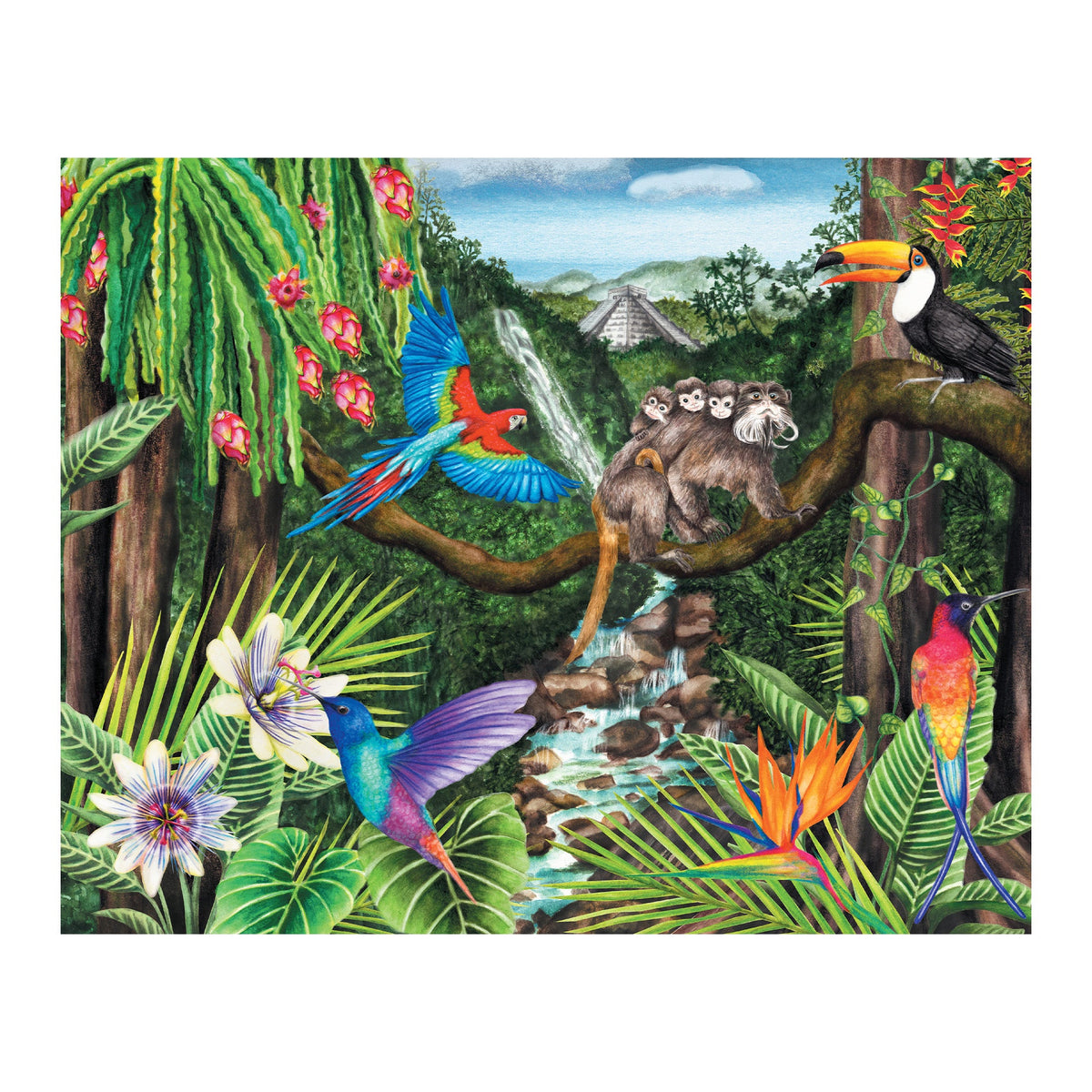 Puzzle 100 pieces - Jungle Life