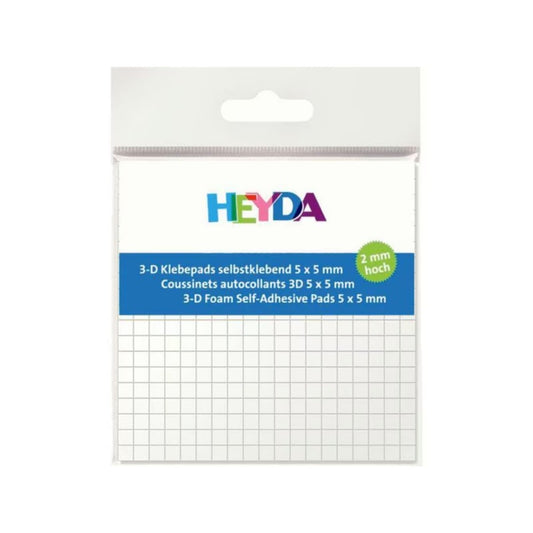 Coussinets autocollants 3D 5 x 5mm