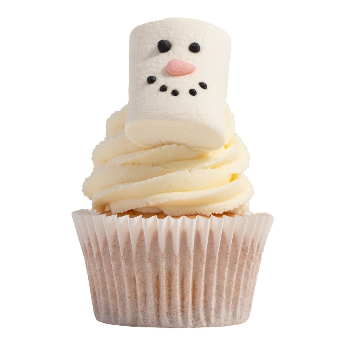 Marshmallows de Noël - Bonhomme de neige (12pcs)