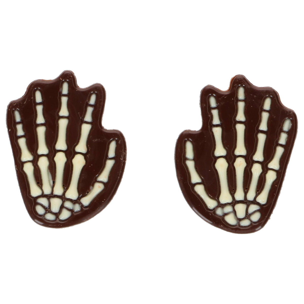 Décorations en chocolat - Mains de squelette (6pcs)
