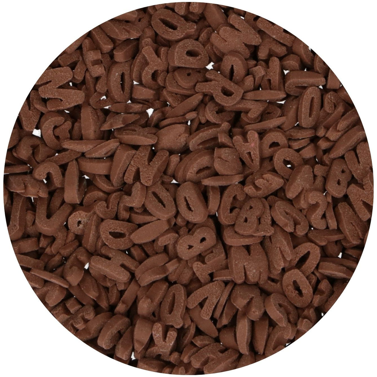 Lettres en sucre goût chocolat (50g)