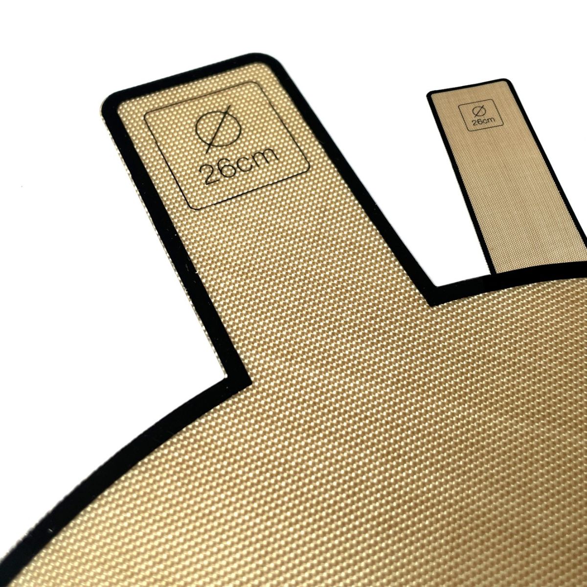 Papier de cuisson en silicone réutilisable rond