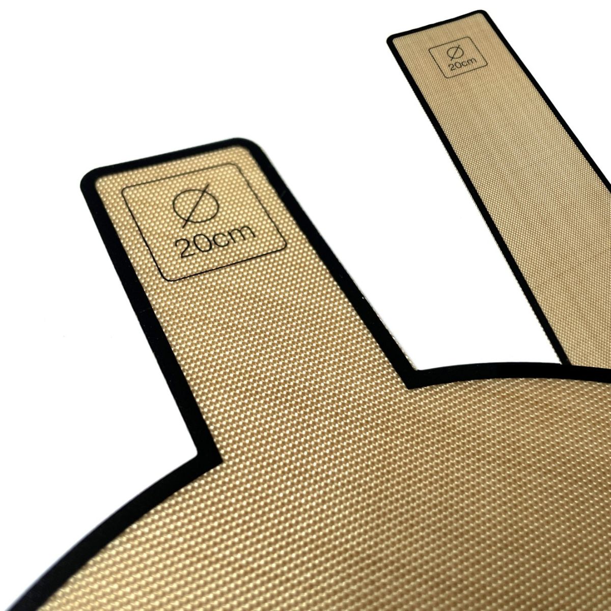 Papier de cuisson en silicone réutilisable rond