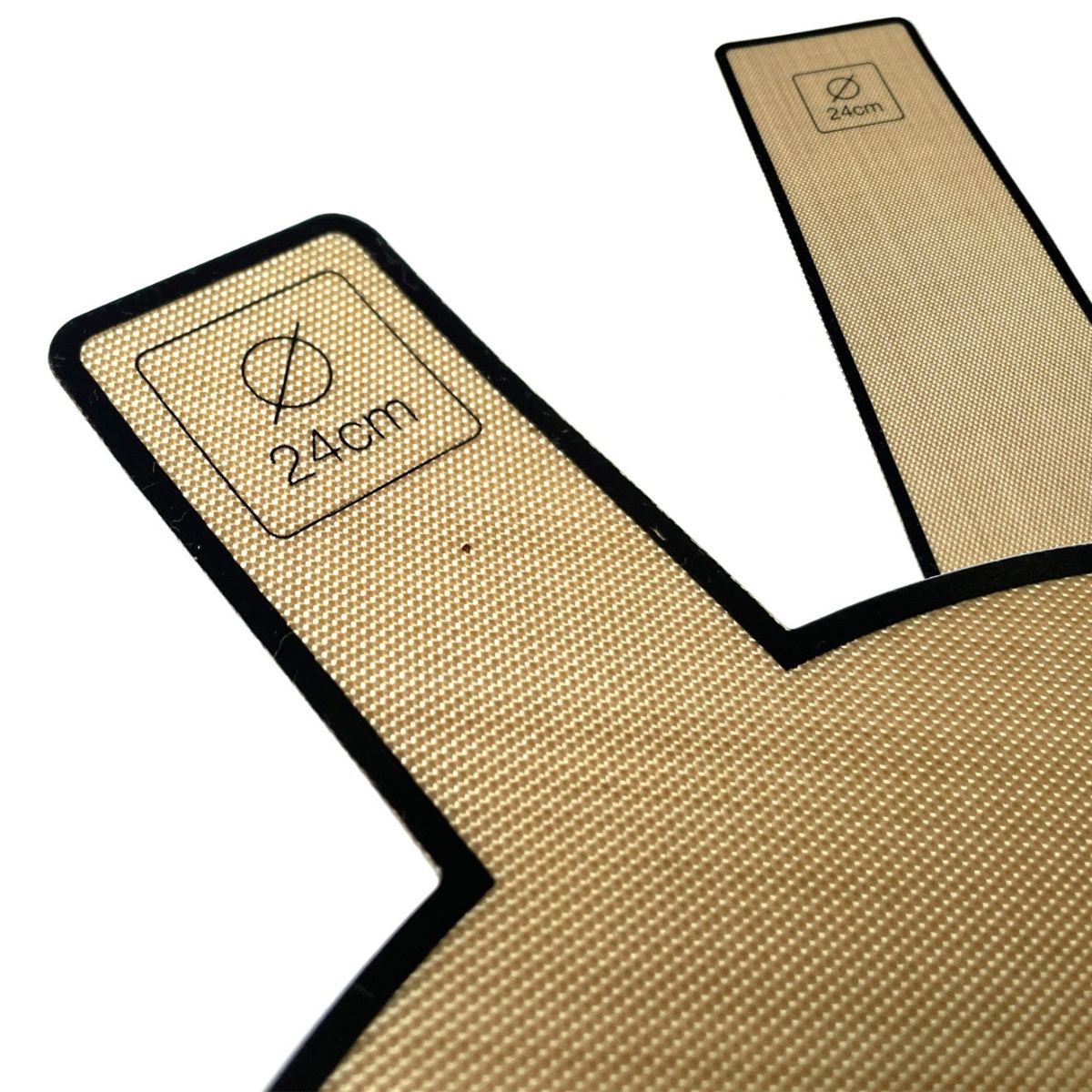 Papier de cuisson en silicone réutilisable rond