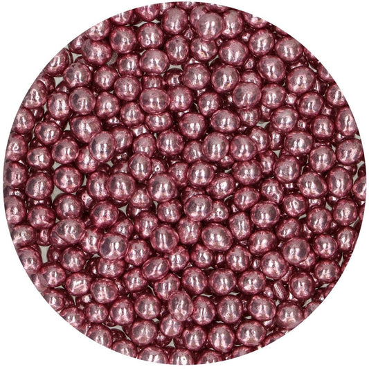 Perle de chocolat - Métallique Rose
