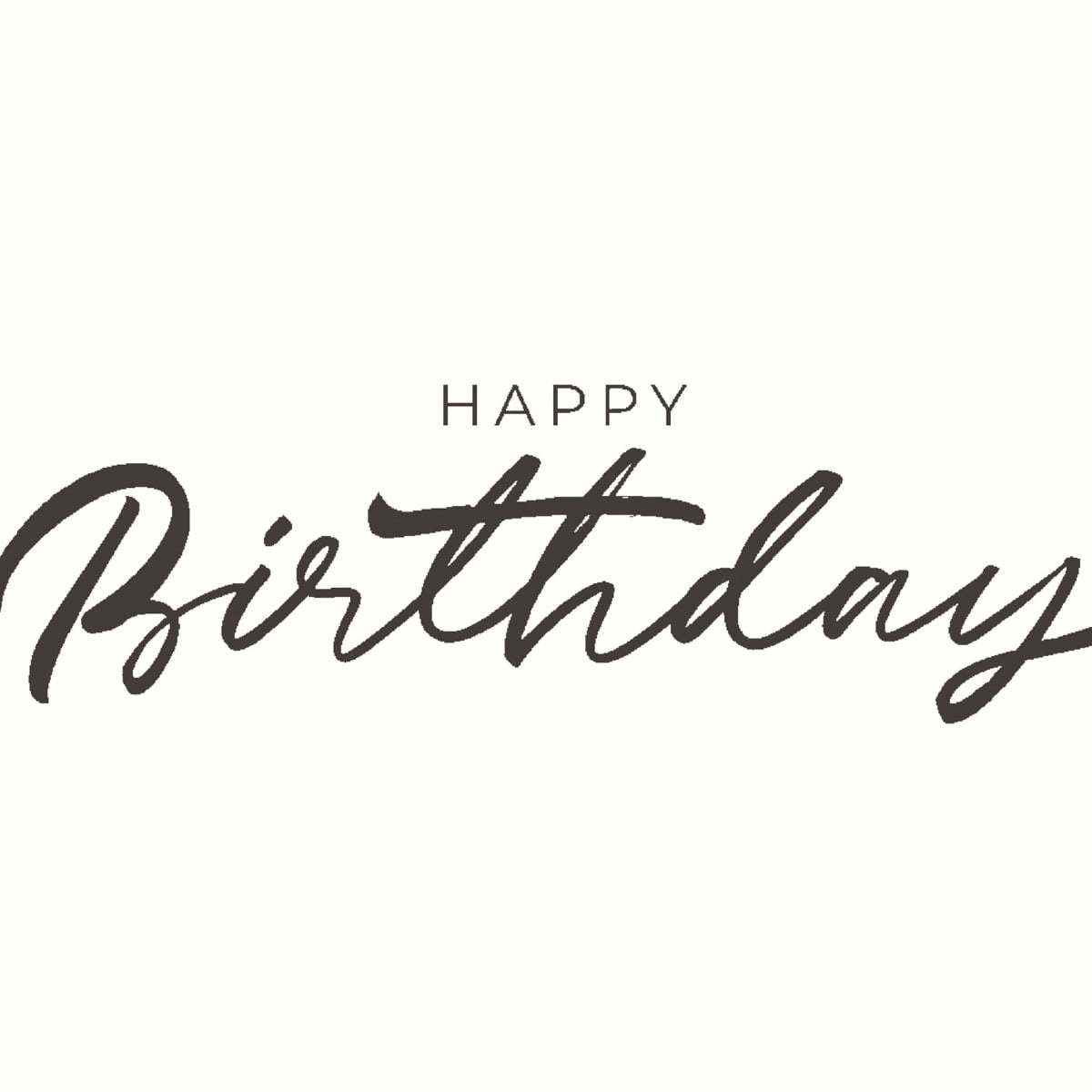 Serviettes Happy Birthday (20pcs)