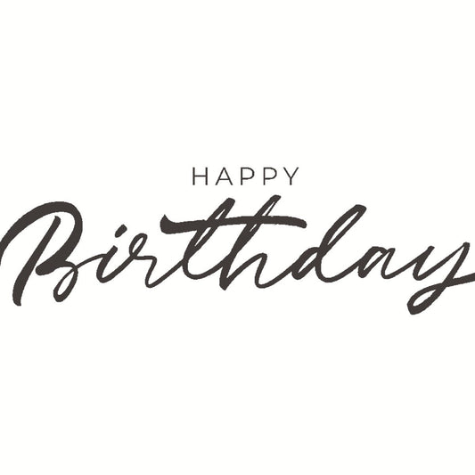 Serviettes Happy Birthday (20pcs)