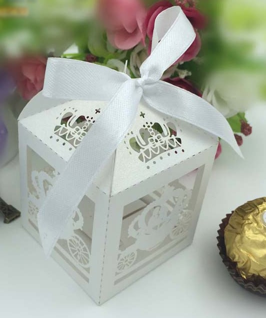 Boite à dragées "Calèche" (10 pcs)