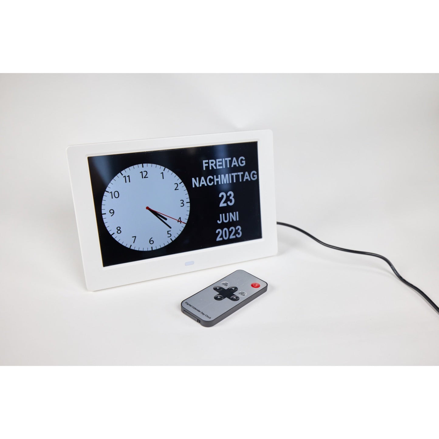 ALLY Uhr 20 cm - Senioren- und Alzheimer-Kalenderuhr