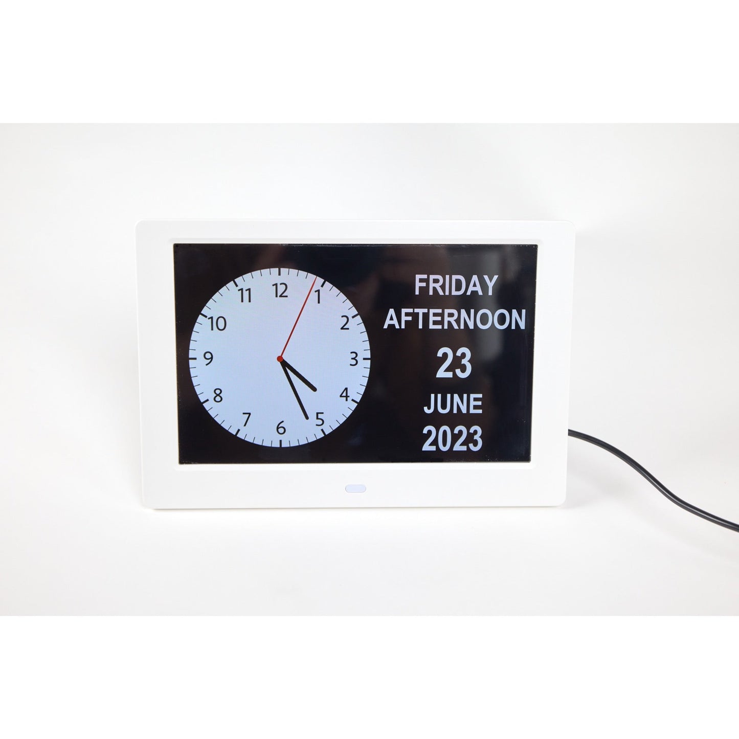 ALLY Uhr 20 cm - Senioren- und Alzheimer-Kalenderuhr
