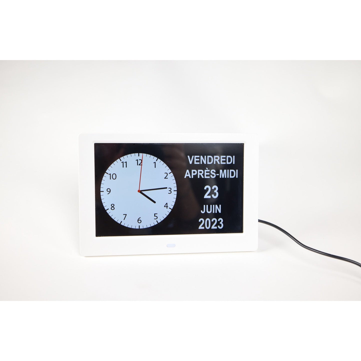 ALLY Uhr 20 cm - Senioren- und Alzheimer-Kalenderuhr