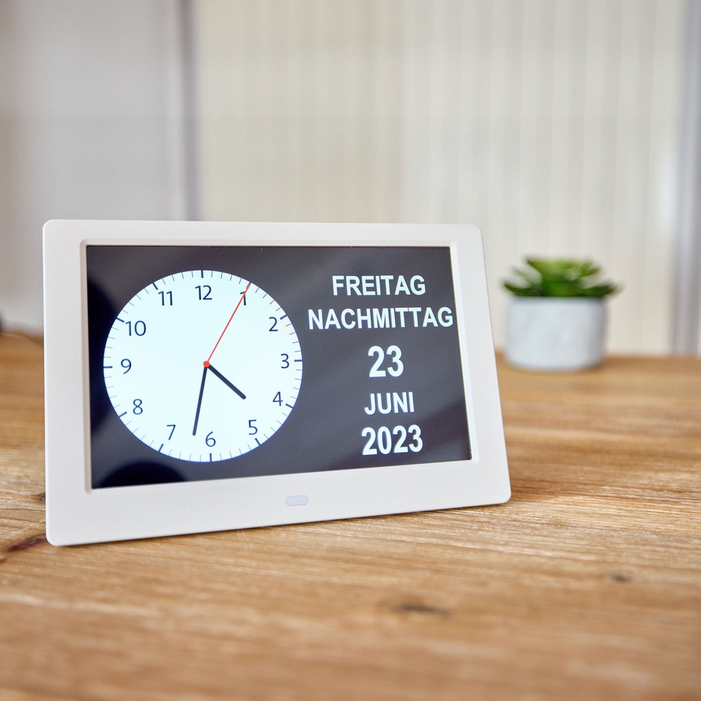 ALLY Uhr 20 cm - Senioren- und Alzheimer-Kalenderuhr