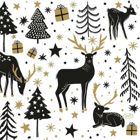 Serviettes - Magic Winter 33x33cm (20pcs)