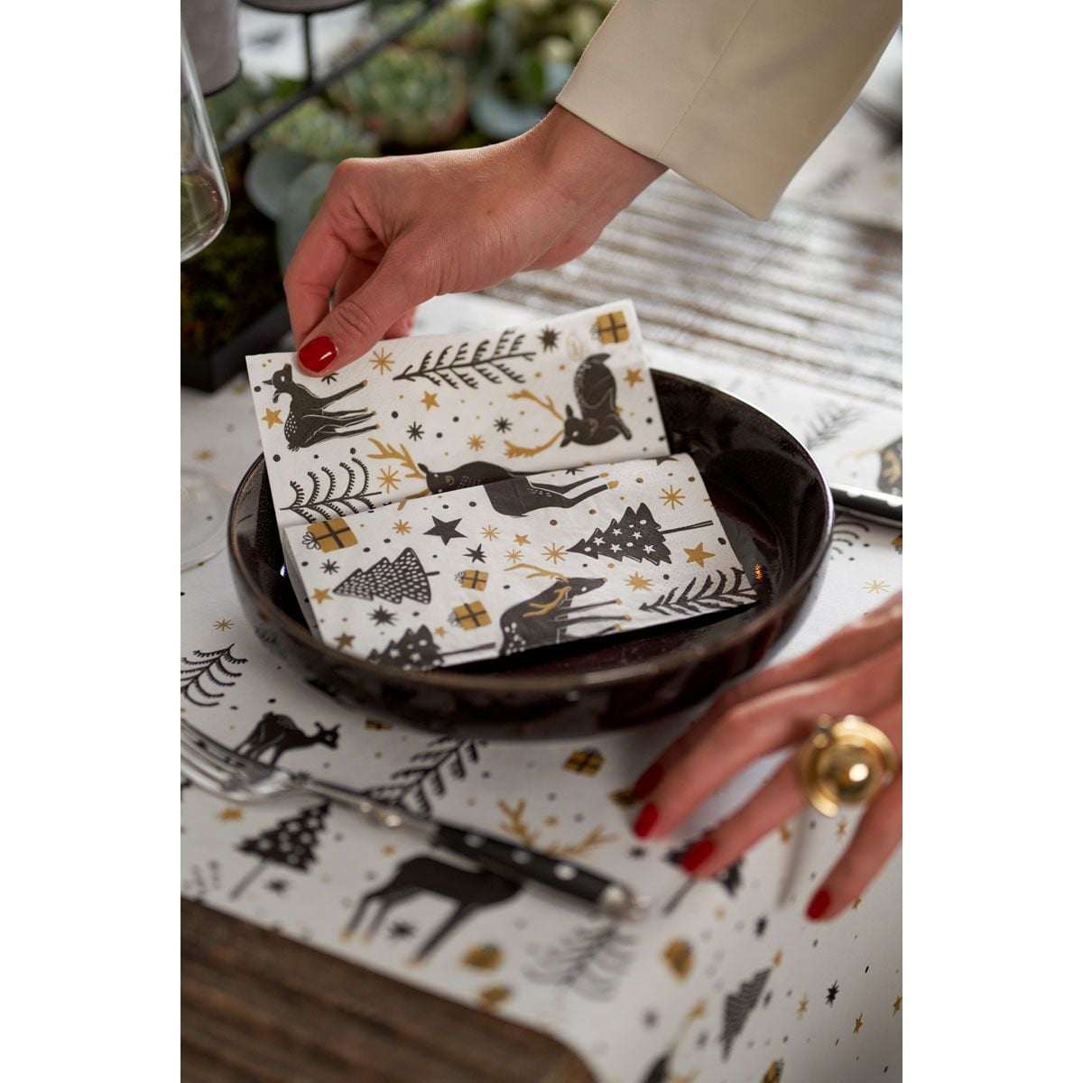 Serviettes - Magic Winter 33x33cm (20pcs)