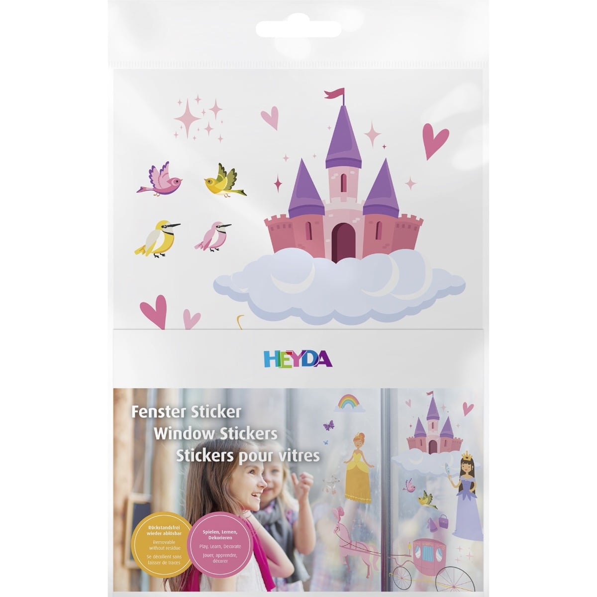 Autocollants pour vitre - Princesse