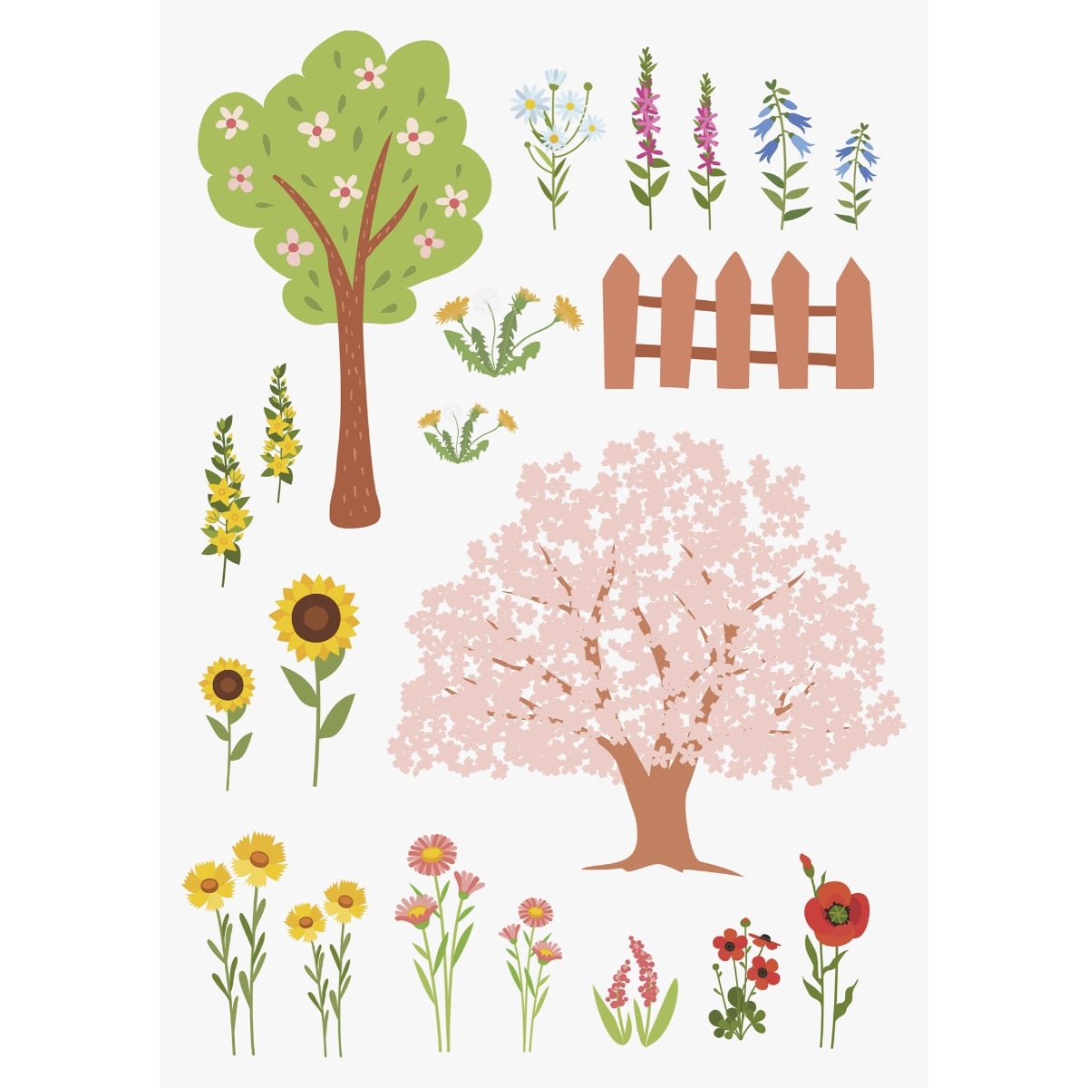 Autocollants pour vitre - Jardin
