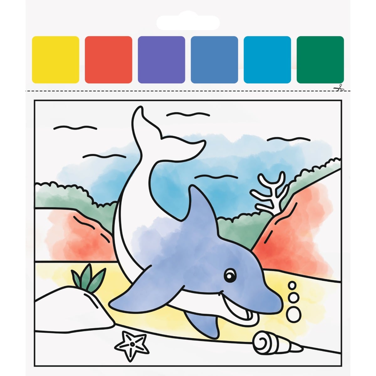Set de peinture - Vie Sous-Marine
