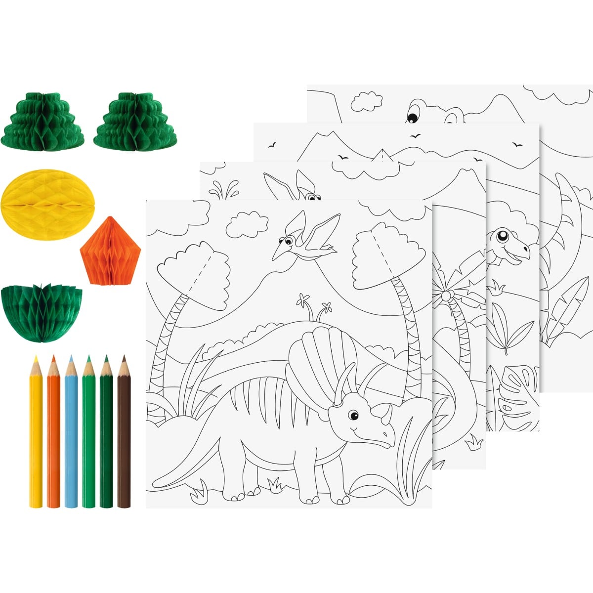 3D-Set de coloriage - Dinosaure