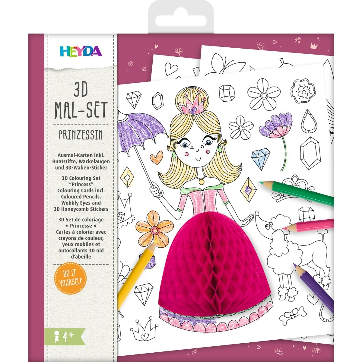 3D Set de coloriage - Princesse