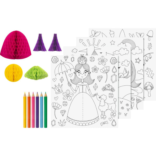 3D Set de coloriage - Princesse