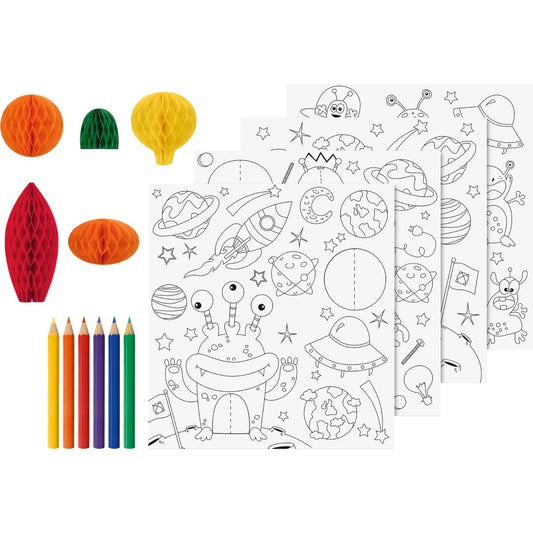 3D Set de coloriage - Espace