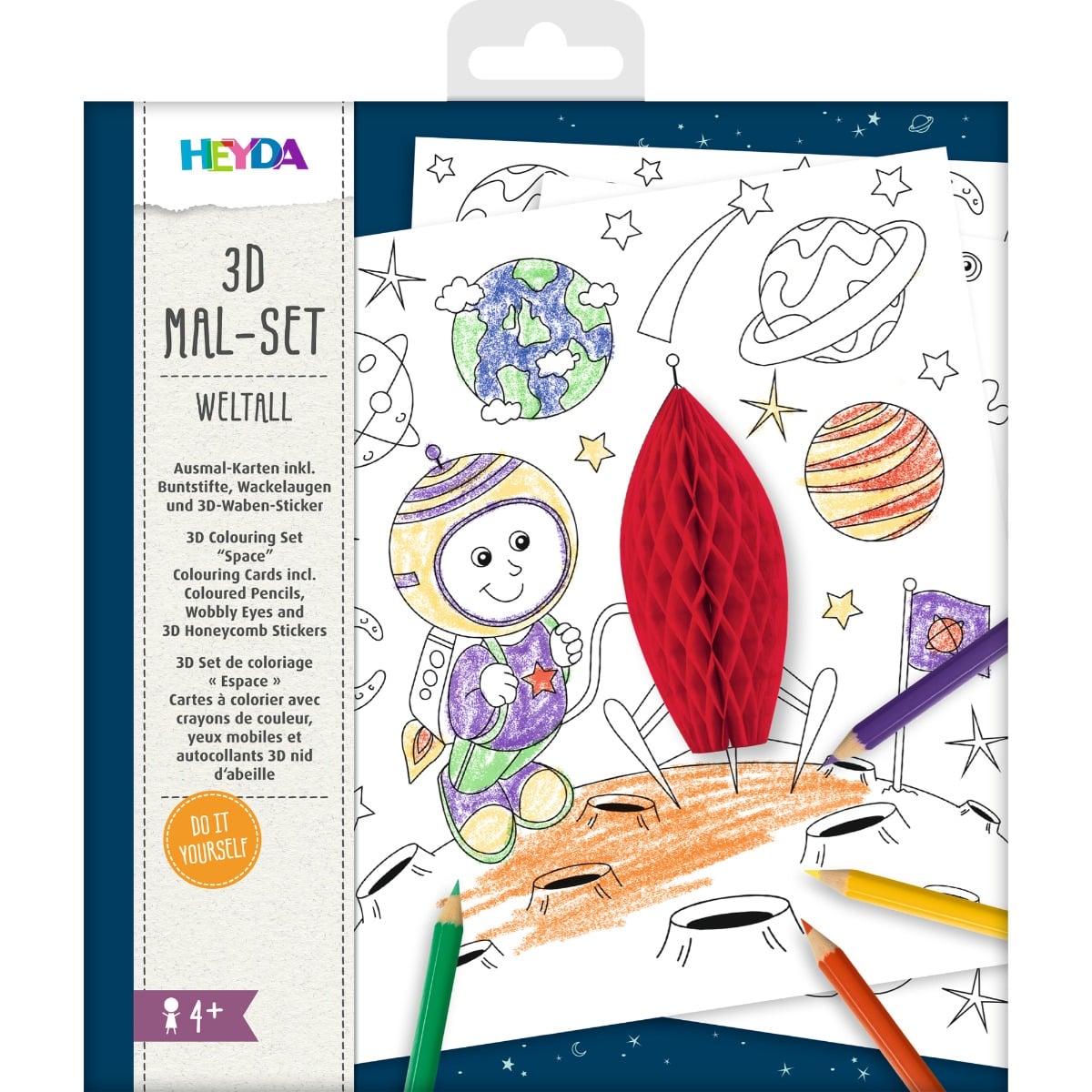 3D Set de coloriage - Espace