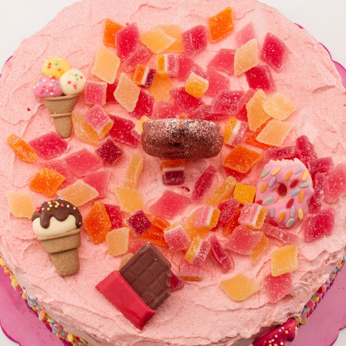 Décorations en sucre - Gourmandise (6pcs)