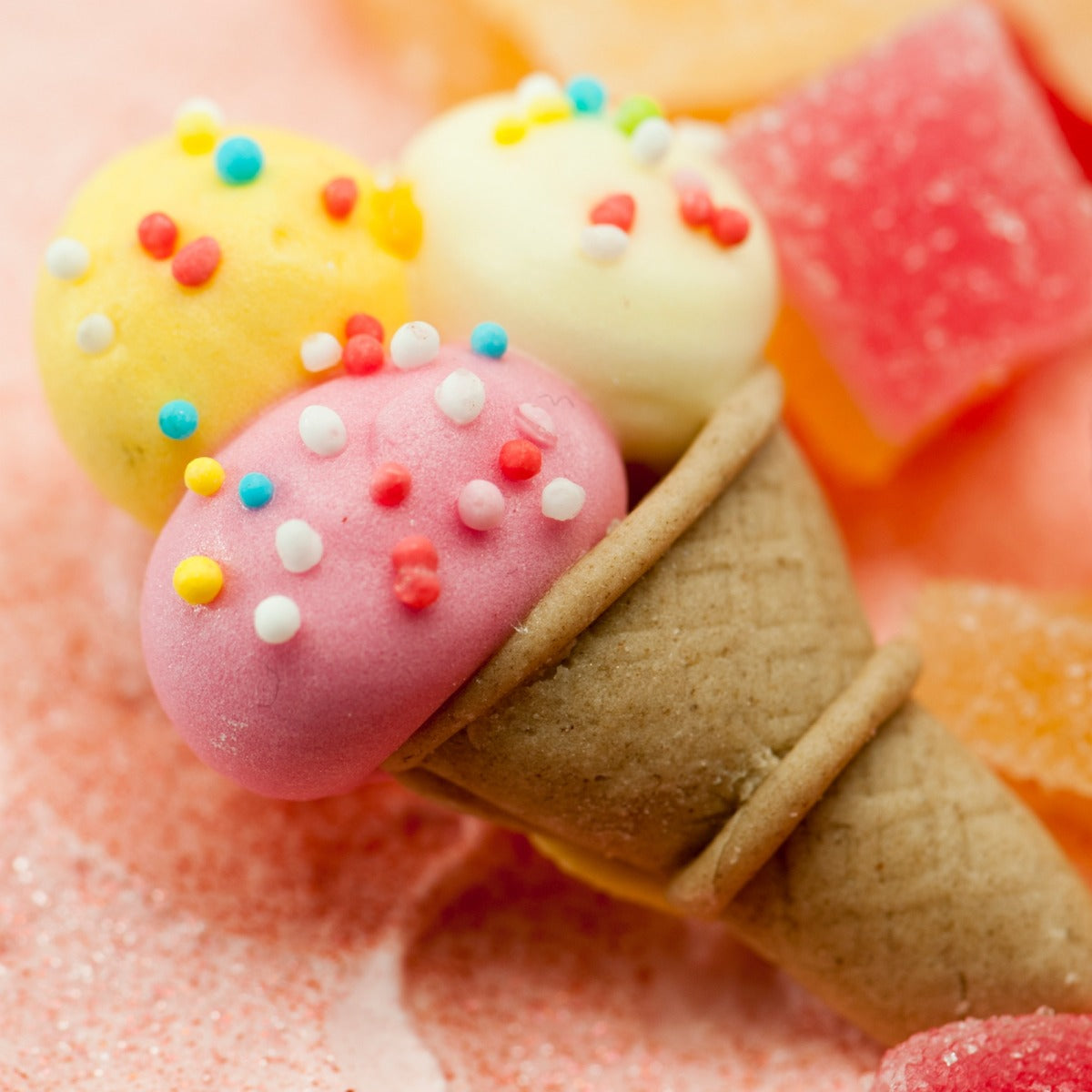 Décorations en sucre - Gourmandise (6pcs)