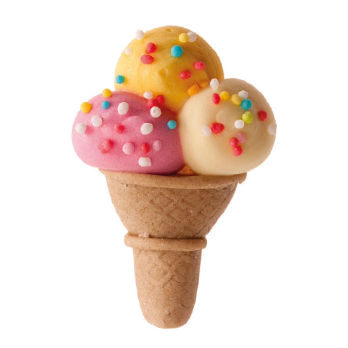 Décorations en sucre - Gourmandise (6pcs)