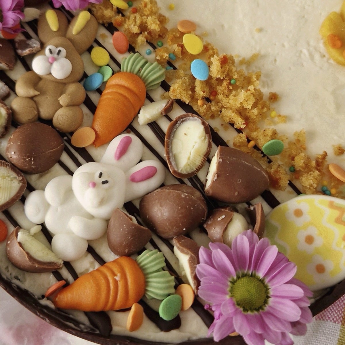 Décorations en sucre - Pâques 2D (6pcs)
