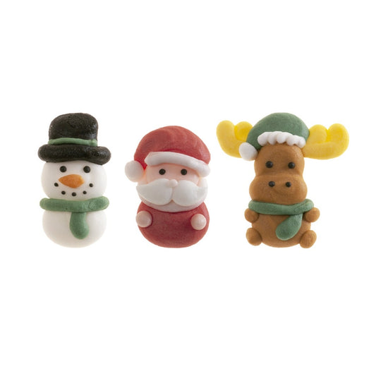 Décorations en sucre - Figurines de Noël