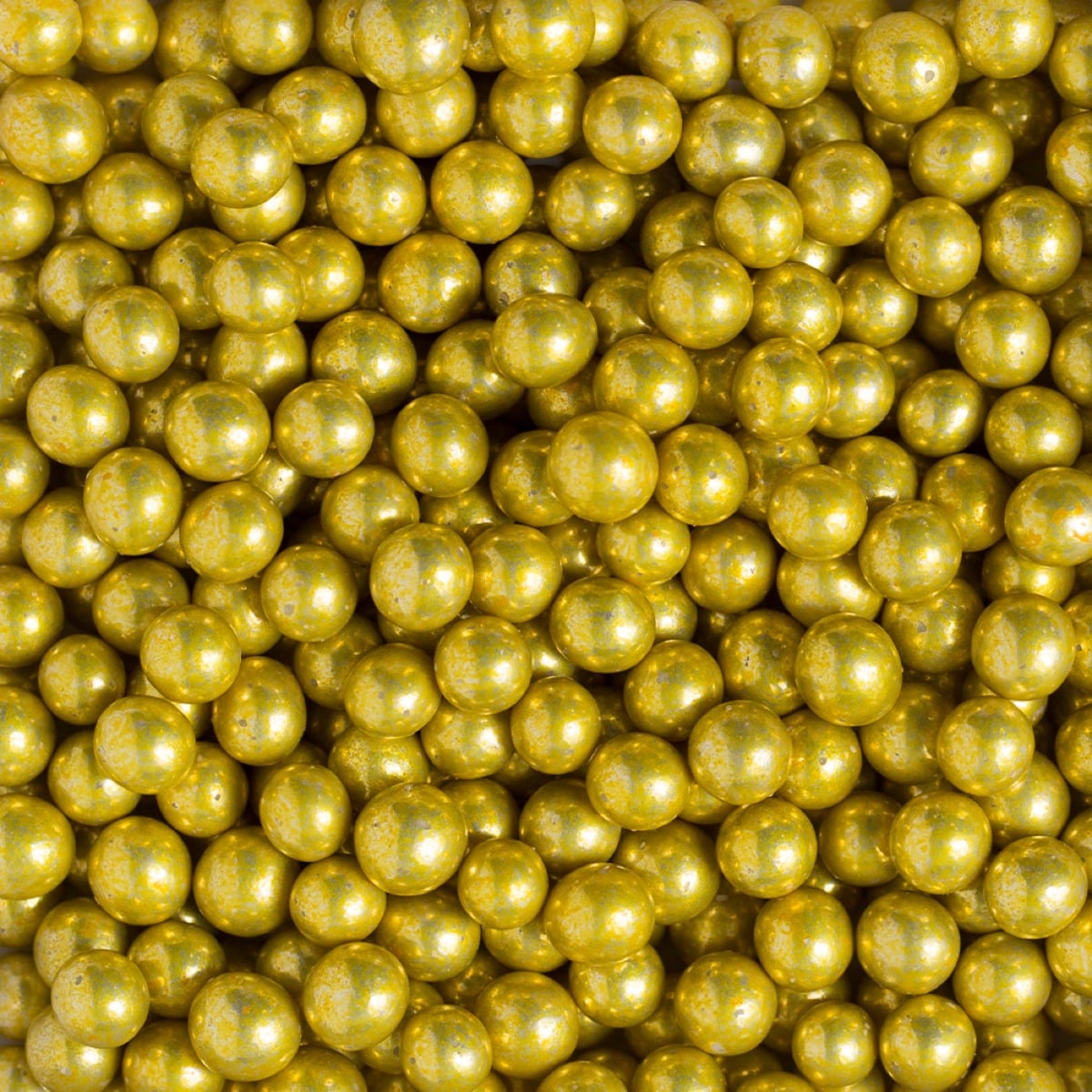Maxi Perles en sucre - Or métallisés (100g)