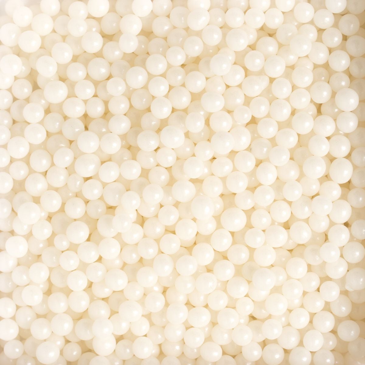 Perles en sucre - Blanc Brillant (100g)