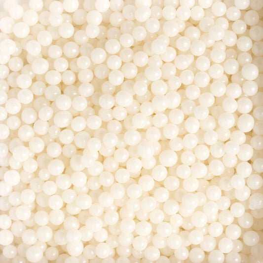 Perles en sucre - Blanc Brillant (100g)