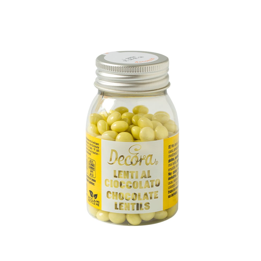 Lentilles en chocolat - Jaune