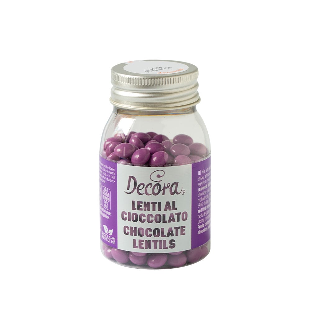 Lentilles en chocolat - Violet