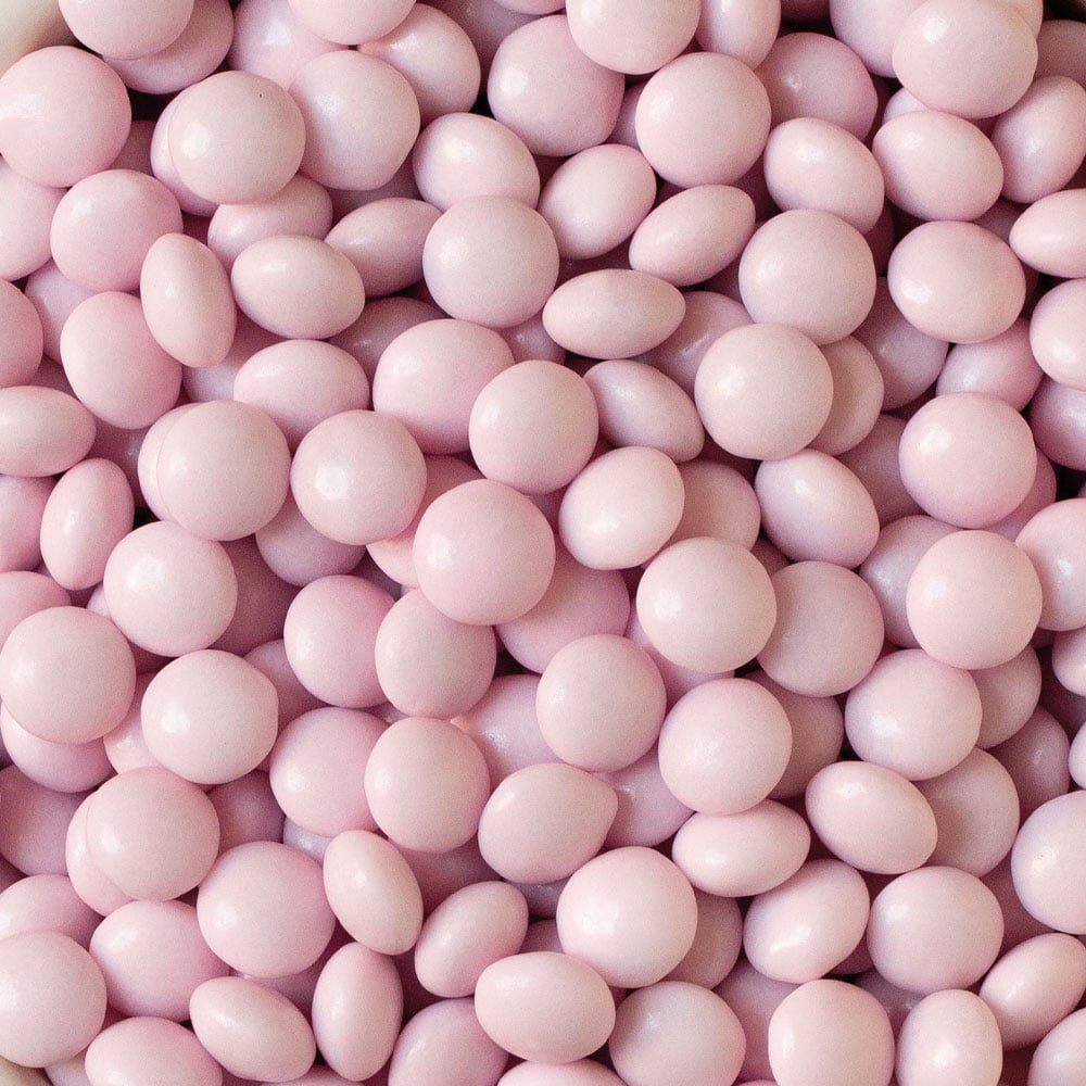 Lentilles en chocolat - Rose