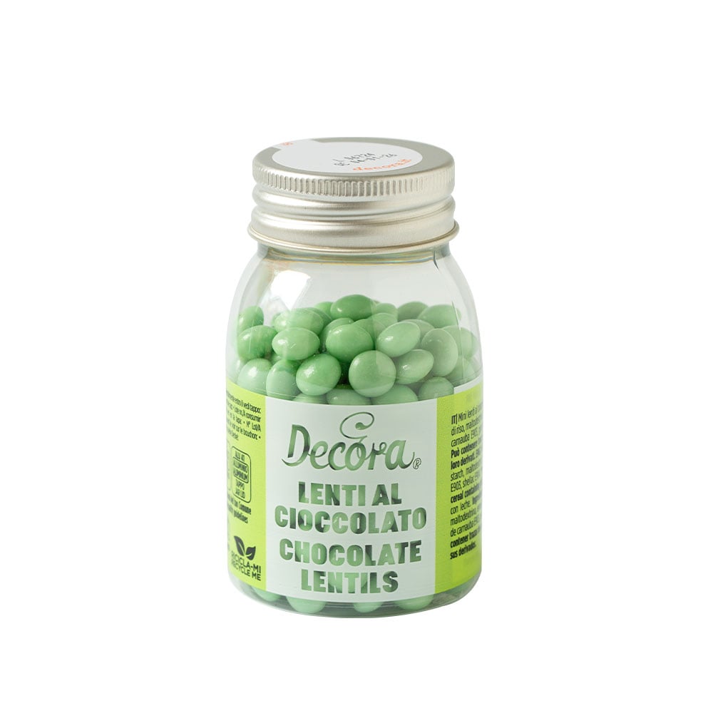 Lentilles en chocolat - Vert clair