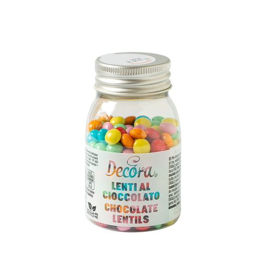 Lentilles en chocolat - Arc-en-Ciel