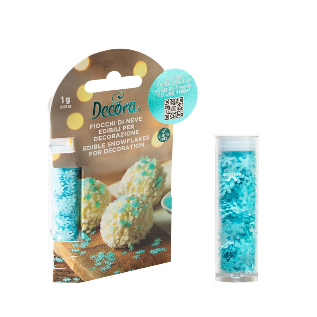 Confettis en sucre - Cristaux de glace