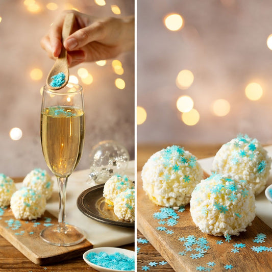Confettis en sucre - Cristaux de glace