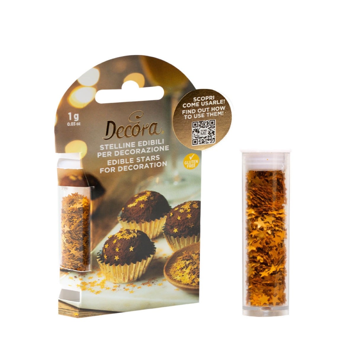 Confettis en sucre - Etoiles dorées