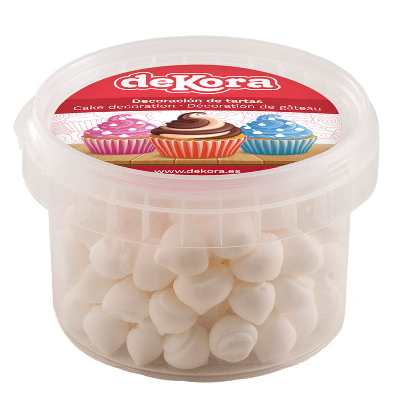 Décos en sucre - Mini Meringue Blanc (90gr)