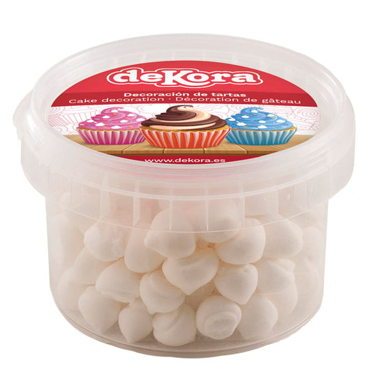 Décos en sucre - Mini Meringue Blanc (90gr)