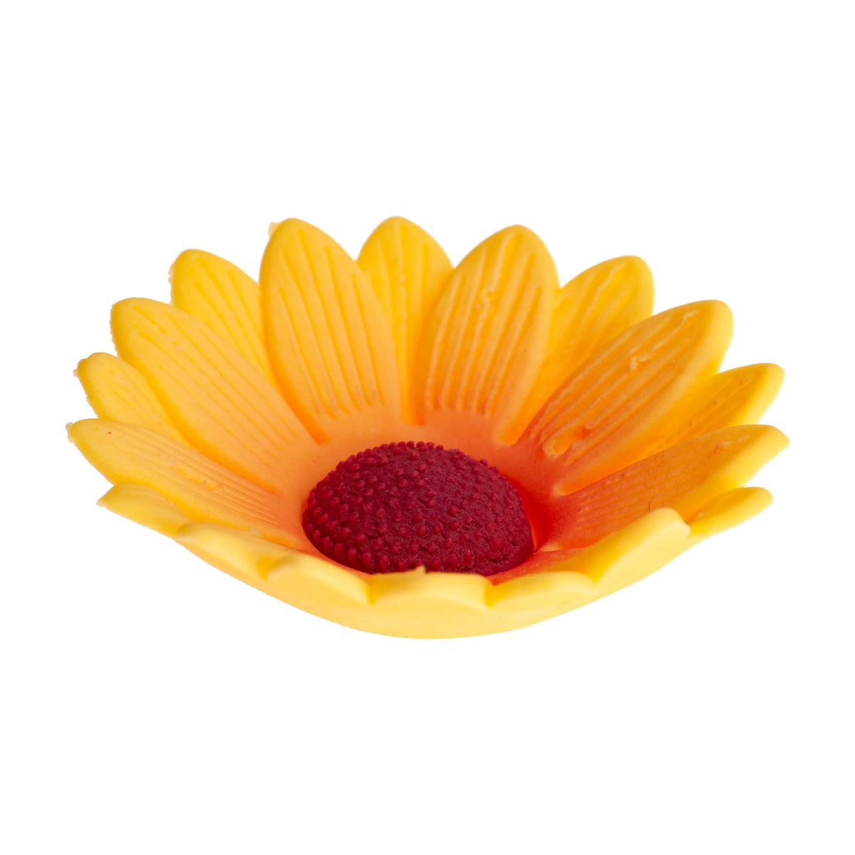 Marguerites jaunes en sucre (6.5cm, 12 pièces)